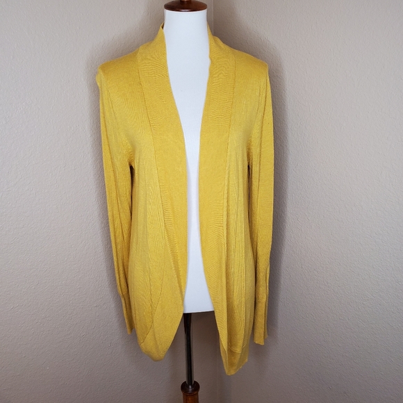 Merona Sweaters | Mustard Open Front Cardi | Color: Yellow | Size: XL | Tonelica's Closet